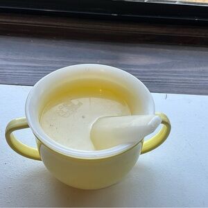 Vintage 1989 The First Years Yellow Double Handle Sippy Cup Avon